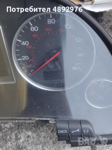 табло километраж за ауди а4 б6 1.9 тди 131 2002 г, снимка 4 - Части - 55645162