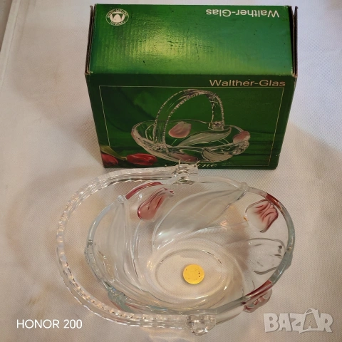 Кристална купа, кошничка Walther Glas,Германия. , снимка 6 - Други - 54126914