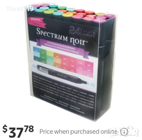 Професионални Алкохолни Маркери Spectrum noir Coloring System Brights