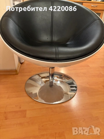 Въртящ се фотьойл Space Age, снимка 2 - Дивани и мека мебел - 54222934