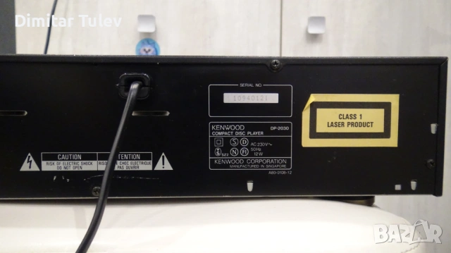 KENWOOD compact disc player DP-2030, снимка 11 - Декове - 54560563