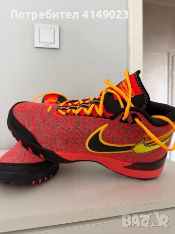 Баскетболни обувки Nike LeBron NXXT Genisus "Bright Crimson", снимка 2 - Маратонки - 54127628