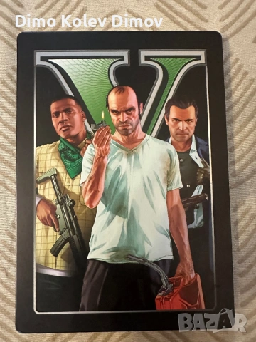 GTA V Xbox Limited Edition, Метална кутия + Карта на града