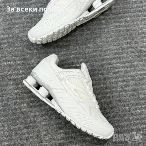 Nike Shox Enigma Мъжки Маратонки С Кутия👟Мъжки Спортни Обувки Цвят Бяло Код S450, снимка 4 - Маратонки - 54842282