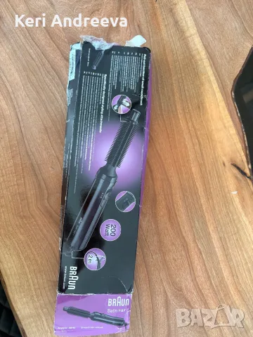 Braun Satin Hair 1 – Dry, Style & Curl (AS110) – четка със сешоар за сушене, снимка 2 - Сешоари - 55451616