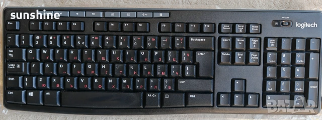 Клавиатура и Мишка Logitech silent wireless combo mk295, снимка 3 - Клавиатури и мишки - 55134037