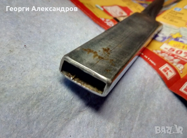 КРАСАВЕЦ! Стар КАСАПСКИ НОЖ от БЛАГОРОДНА НЕРЪЖДАЕМА СТОМАНА, снимка 4 - Ножове - 54903723