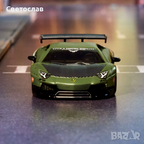 Hot Wheels Elite 64 LBWK Lamborghini Aventador LP 700-4, снимка 4 - Колекции - 54812571