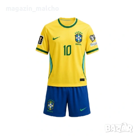 ДЕТСКИ ФУТБОЛЕН ЕКИП - NIKE FC BRASIL NEYMAR 10; размери: от 104 до 176 см.