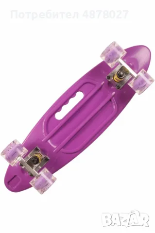 Портативен пени борд Action One ABEC-7,PU,Алуминий, Светещи гуми, снимка 9 - Скейтборд, ховърборд, уейвборд - 55564753