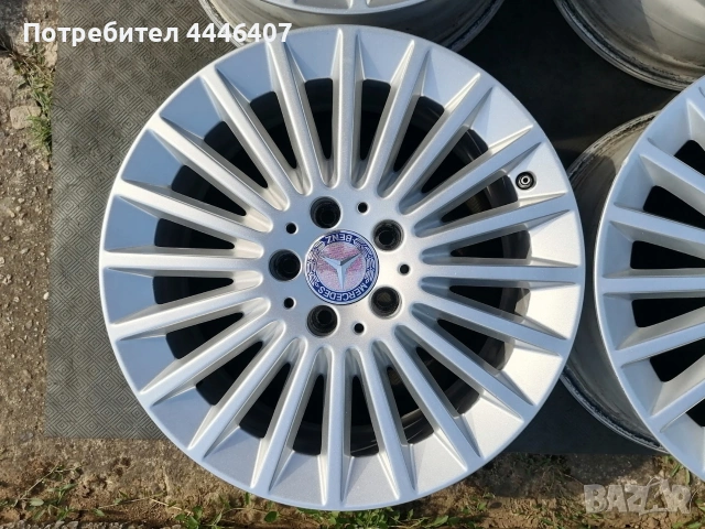 Оригинални джанти 17" 5х112 Mercedes, снимка 5 - Гуми и джанти - 54963652