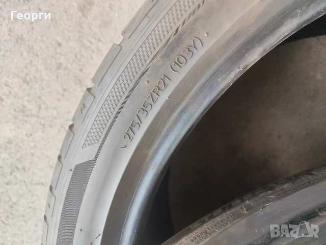 1бр.летни гуми 275/35/21 Hankook, снимка 5 - Гуми и джанти - 55171979