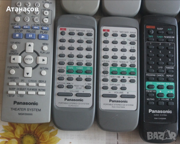 Дистанционни от мини уредби Panasonic, Sony, снимка 4 - Други - 49960734