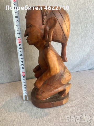 дървена фигура статуетка , снимка 3 - Антикварни и старинни предмети - 54811277
