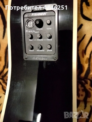 Продавам електро акустична китара Pasadena SG028C-BK с Fishman 301, снимка 4 - Китари - 54369315