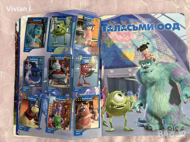  Звездите на Pixar всички карти, снимка 3 - Карти за игра - 55266439