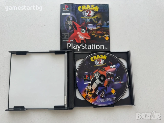   Crash Bandicoot 2 Cortex Strikes Back за PS1, снимка 3 - Игри за PlayStation - 54662186