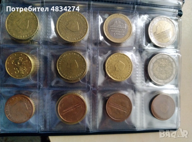 евро монети класьор, снимка 6 - Нумизматика и бонистика - 54629963
