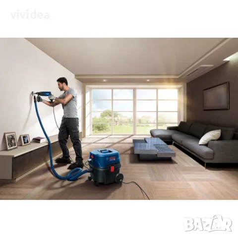 Прахосмукачка Bosh GAS 12-25 PL професионална heavy duty, снимка 3 - Прахосмукачки - 55467939