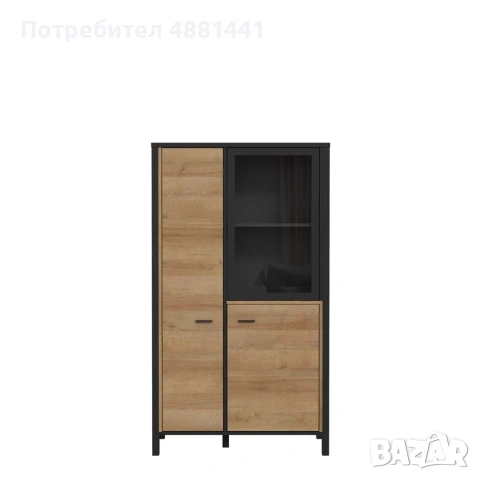 Комплект мебели High Rock (AIKO) – ТВ шкаф + комод + витрина + ПОДАРЪК холна маса | 400 €, снимка 9 - Секции и витрини - 55233548