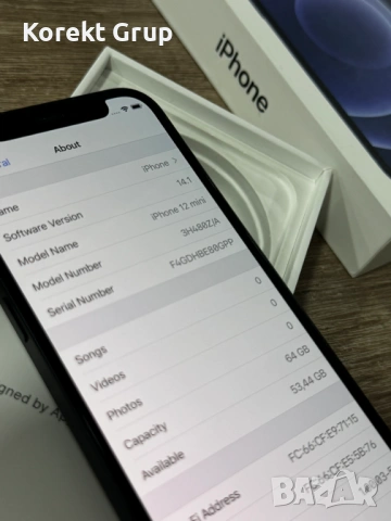 iPhone 12 Mini 97% battery, снимка 3 - Apple iPhone - 54705285