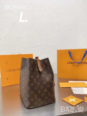 Дамска чанта Louis Vuitton NeoNoe, кожа, снимка 3 - Чанти - 55465596
