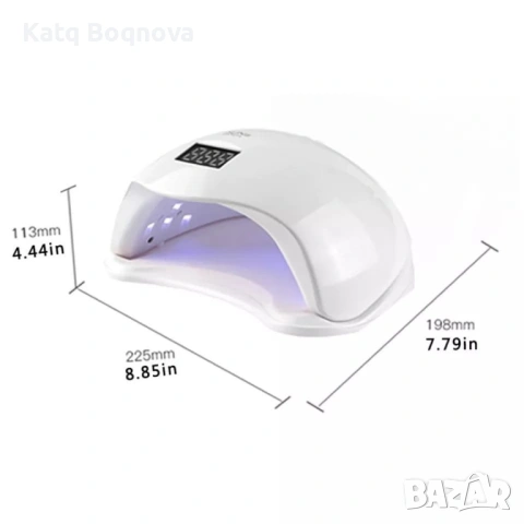 Елегантна и компактна UV LED лампа за нокти SUN5 с висока мощност-48W и 54W, снимка 4 - Друга електроника - 52778769
