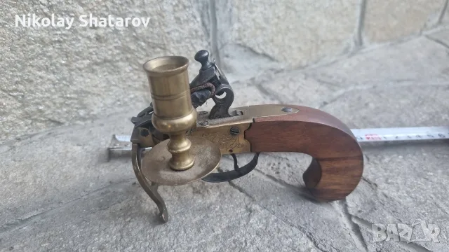 Кремъчен пистолет запалка , снимка 3 - Антикварни и старинни предмети - 54647997