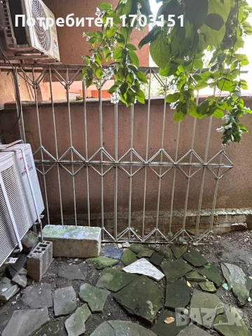 Метална решетка за тераса