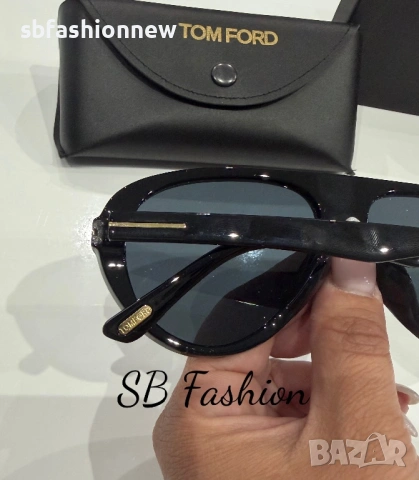 Tom Ford черни очила с лого, снимка 7 - Слънчеви и диоптрични очила - 54011827