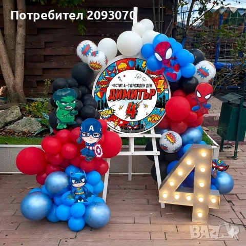 Балонена украса и тематичен декор за детски рождени дни и събития