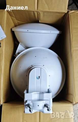 5Ghz 1Gbit/s+ WiFi bridge Ubiquiti AirFIBER 5X HD (x2), снимка 7 - Мрежови адаптери - 54071497
