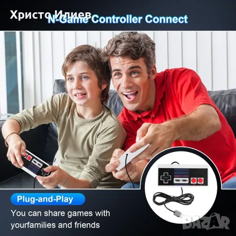Комплект Nintendo NES Контролер Жичен 2броя, снимка 7 - Аксесоари - 55666822