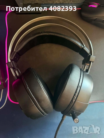 Gamdias HEBE M1 RGB геймърски слушалки – перфектно състояние, снимка 7 - Слушалки и портативни колонки - 55016122