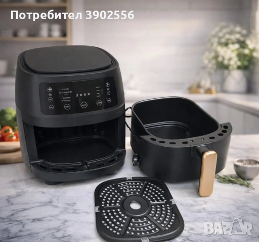 Еър фрайер 1+1 , снимка 4 - Мултикукъри - 54840478