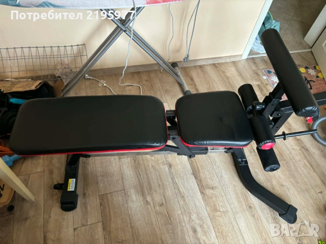 Комбинирана Фитнес Лежанка LIFE GYM - Леки следи от употреба, снимка 2 - Фитнес уреди - 54652682