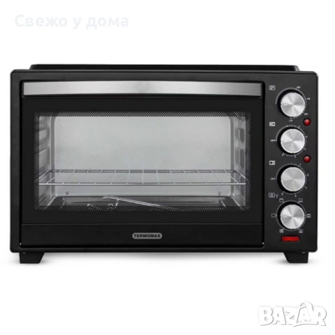 Компактна печка Termomax – фурна + два керамични котлона в едно, снимка 2 - Печки, фурни - 53961157