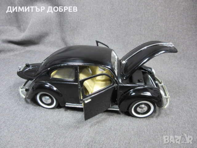 1/18 МЕТАЛНА КОЛИЧКА МАЩАБЕН МОДЕЛ VOLKSWAGEN EXPORT SEDAN 1951 MAISTO, снимка 4 - Колекции - 54422400