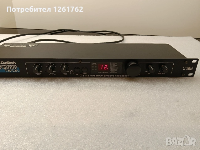 DigiTech Studio Twin аудио процесор, снимка 3 - Аудиосистеми - 54529020