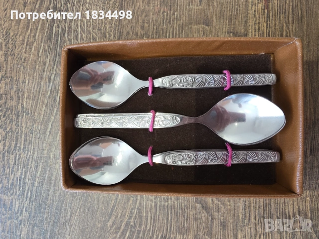 Лъжички за чай, 6 бр., снимка 2 - Прибори за хранене, готвене и сервиране - 54364395