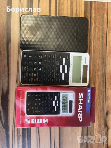 Калкулатор Sharp - EL-531TH, научен, черен/бял, 10 dig, снимка 2 - Друга електроника - 54609535