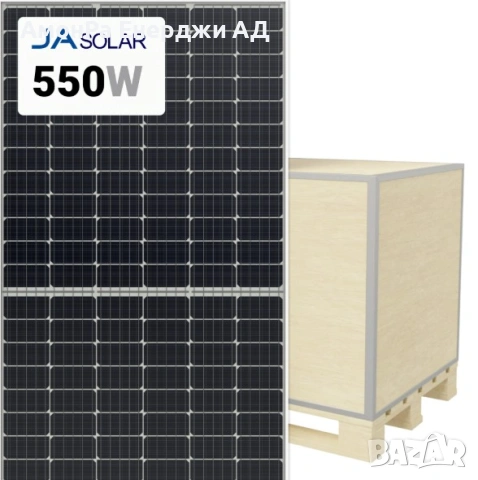 Соларен панел JA Solar 550W, модел JAM72D30-550/MB, двулицев, снимка 7 - Друга електроника - 54108280