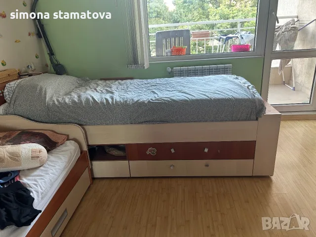 Единично легло с матрак 