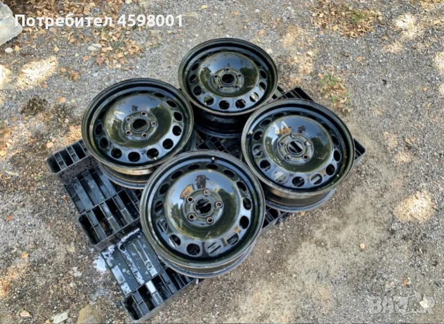 4бр.Оригинални железни джанти 16цола ET50 5x112 за Vw,Audi,Seat,Skoda, снимка 2 - Гуми и джанти - 55594000