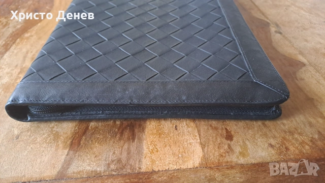 папка луксозна за документи с цип дизайнерска на квадрати естествена кожа А4 внос от Германия, снимка 9 - Ученически пособия, канцеларски материали - 54139610