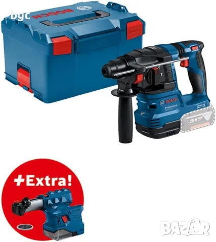 НОВ Перфоратор + Bosch GBH 18V-22 Professional; 18 V; 1.9 J; SDS-plus - 24 МЕСЕЦА ГАРАНЦИЯ, снимка 9 - Перфоратори - 55631285