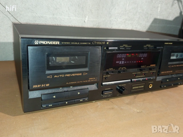 Двукасетен дек Pioneer CT-W601R, снимка 2 - Декове - 54714183