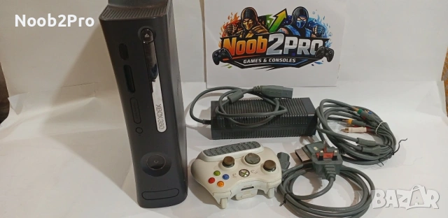 Xbox 360 Fat – 120GB HDD + безжичен контролер с клавиатура