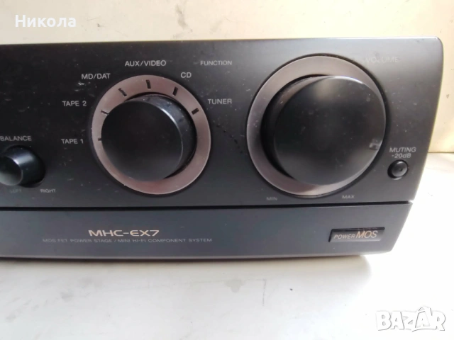Sony MHC-EX7, снимка 3 - Ресийвъри, усилватели, смесителни пултове - 54263001
