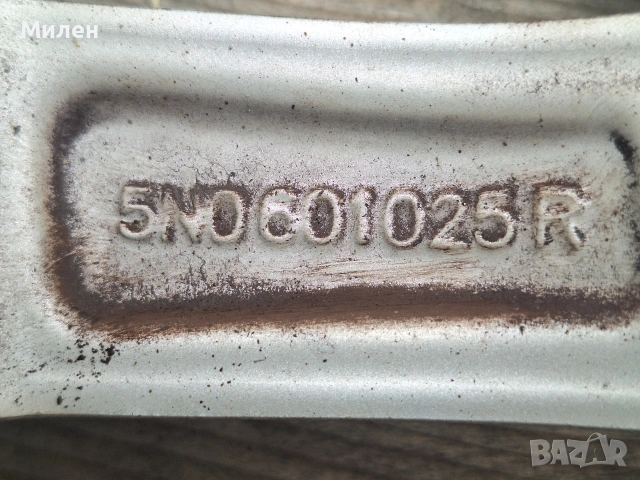 Volkswagen Tiguan 2010-2017 Година 2 Броя Алуминиеви Джанти 16×6,5 OEM, снимка 5 - Гуми и джанти - 54579828